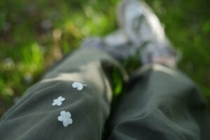 Photo floral pants